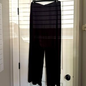 Liz Claiborne black wide leg dress trousers like new condition size extra large